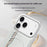 For iPhone 17 Pro Case Compatible with MagSafe Line Print Diamond Texture PU Leather Phone Back Cover - Black - 6