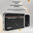 For iPhone 17 Pro Max Case Compatible with MagSafe Line Print Diamond Texture PU Leather Phone Back Cover - Black - 5