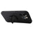 For iPhone 14 Pro Max PU Leather Coated PC+TPU Hybrid Case Kickstand Shockproof Protective Phone Cover - Carbon Fiber Texture - 2