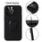For iPhone 14 Pro Max PU Leather Coated PC+TPU Hybrid Case Kickstand Shockproof Protective Phone Cover - Carbon Fiber Texture - 6
