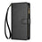 For iPhone 18 Pro / 17 Pro Leather Case Zipper Wallet Stand Shockproof Phone Cover with Wrist Strap - Black - 2