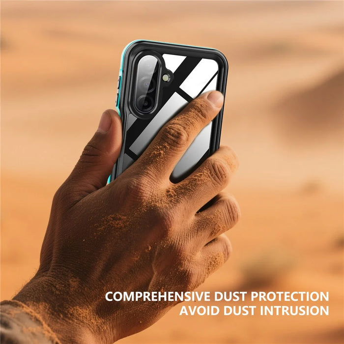 REDPEPPER For Samsung Galaxy A17 5G / A17 4G Case IP68 Waterproof PC + TPU Phone Cover - Blue - 3