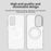 For Samsung Galaxy A17 5G / 4G Magnetic Case Anti Drop Hybrid Phone Back Cover - White - 6