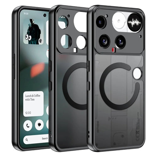 For Nothing Phone (3) 5G Case Translucent Matte PC + TPU Phone Cover Magnetic Case - 1