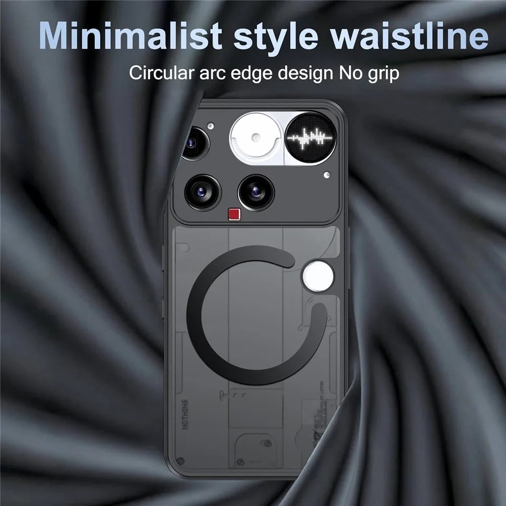For Nothing Phone (3) 5G Case Translucent Matte PC + TPU Phone Cover Magnetic Case - 2