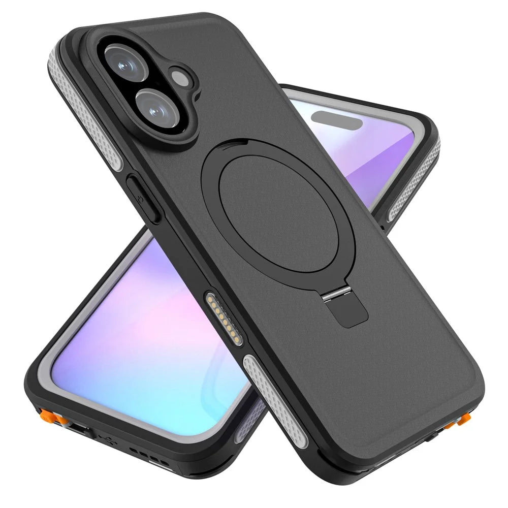 REDPEPPER For iPhone 17 IP68 Waterproof Case Compatible with MagSafe Kickstand Phone Back Cover - 2
