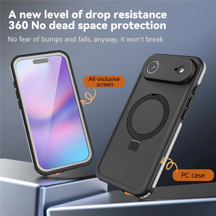 REDPEPPER For iPhone Air IP68 Waterproof Case Compatible with MagSafe Kickstand Phone Back Cover - 7