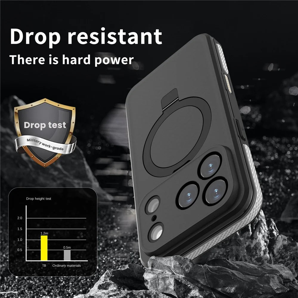 REDPEPPER For iPhone 17 Pro IP68 Waterproof Case Compatible with MagSafe Kickstand Phone Back Cover - 6