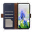 For Samsung Galaxy S26 Ultra Case RFID Blocking Genuine Cow Leather Wallet Phone Cover - Blue - 2