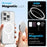 NORTHJO 5 in 1 Set for iPhone 16 Pro Max Magnetic Case PC + TPU Phone Cover with 2 Front Screen Protector + 2 Lens Film - 2