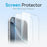 NORTHJO 5 in 1 Set for iPhone 16 Pro Max Magnetic Case PC + TPU Phone Cover with 2 Front Screen Protector + 2 Lens Film - 3