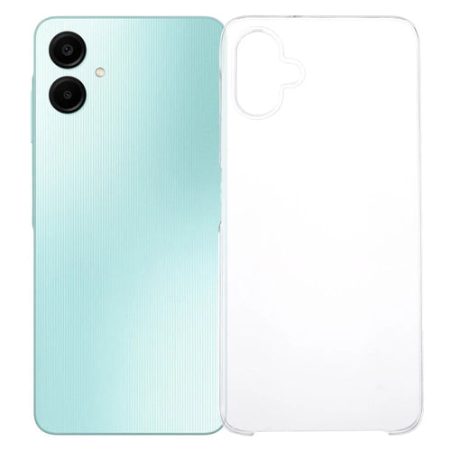 For Samsung Galaxy A08 5G / A08 4G / A07 4G Case TPU Frame Clear Acrylic Back Phone Cover with PET Film - 1