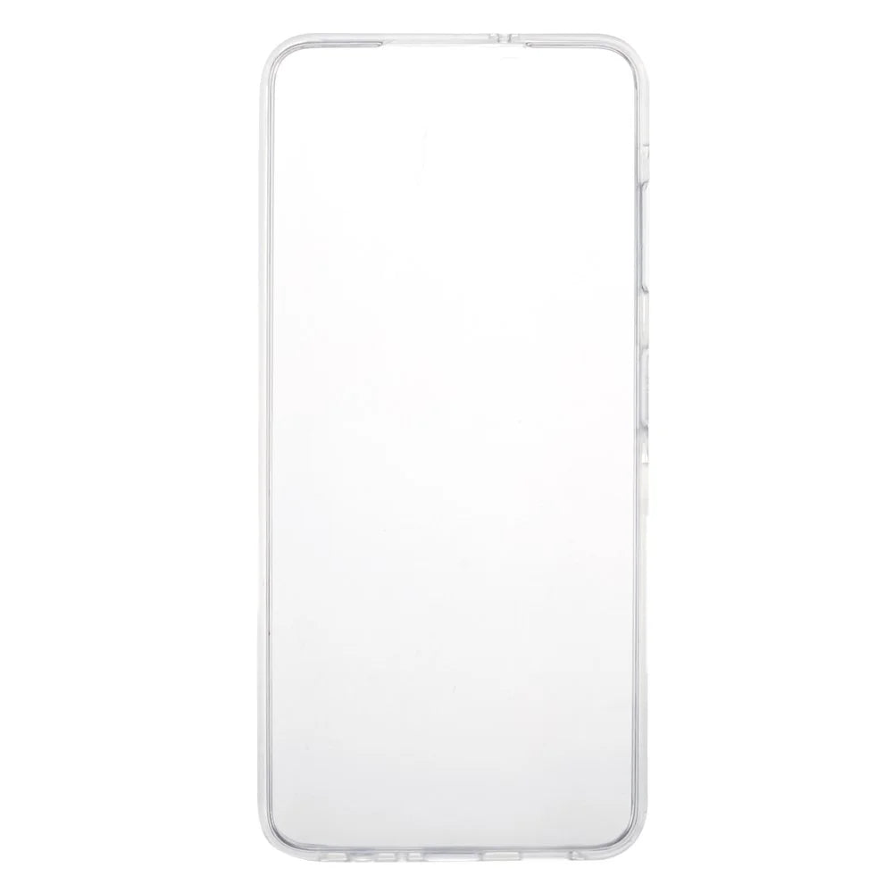 For Samsung Galaxy A08 5G / A08 4G / A07 4G Case TPU Frame Clear Acrylic Back Phone Cover with PET Film - 3
