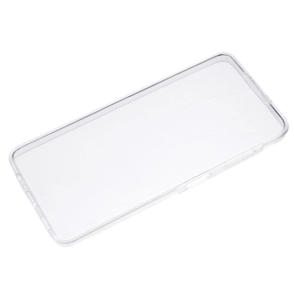 For Samsung Galaxy A08 5G / A08 4G / A07 4G Case TPU Frame Clear Acrylic Back Phone Cover with PET Film - 4