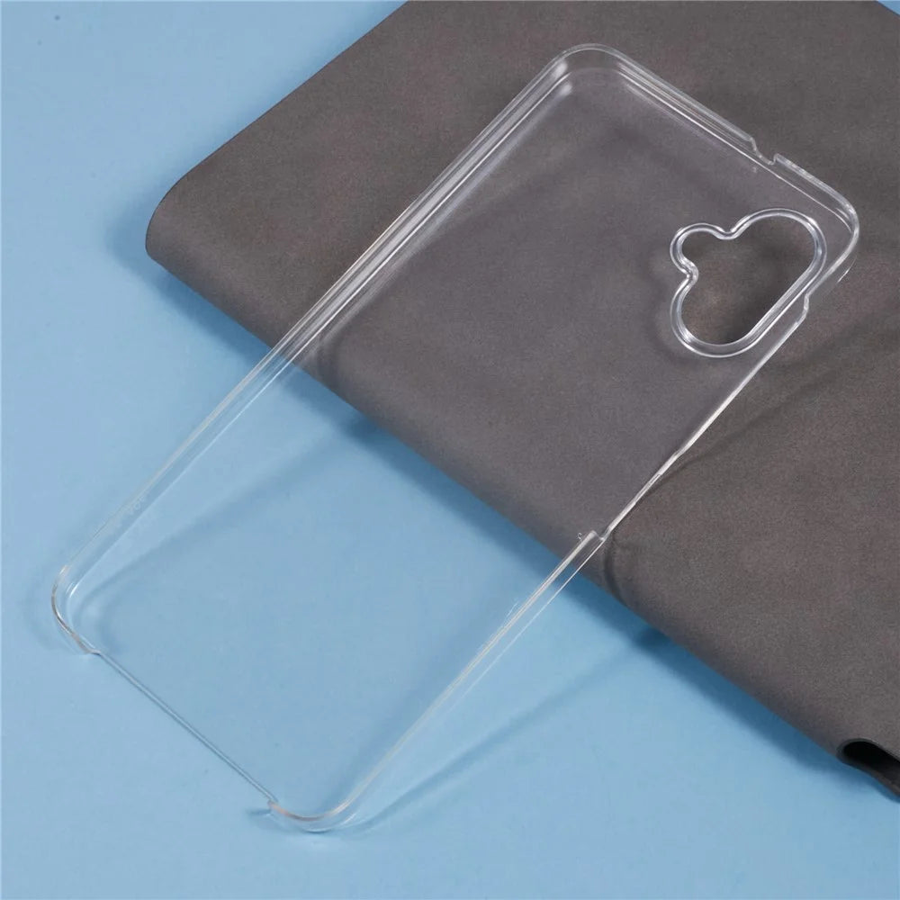 For Samsung Galaxy A08 5G / A08 4G / A07 4G Case TPU Frame Clear Acrylic Back Phone Cover with PET Film - 6