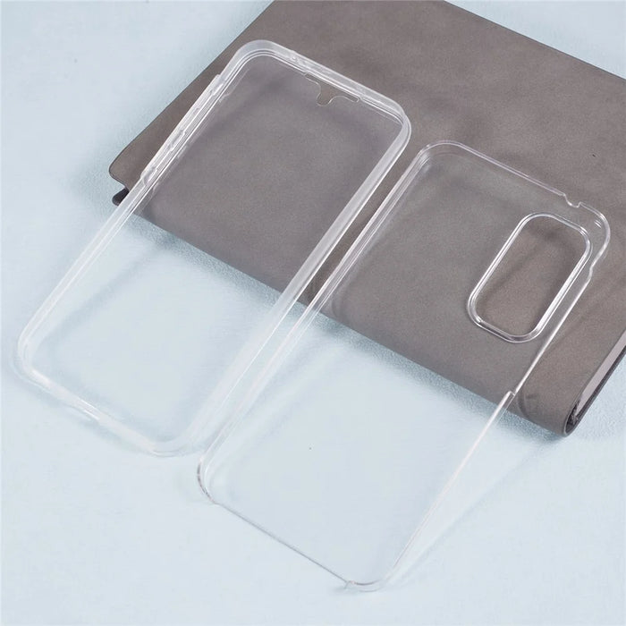 For Samsung Galaxy A26 5G Phone Case TPU Frame Clear Acrylic Back Cover with PET Film - 3