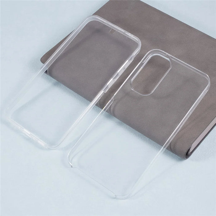 For Samsung Galaxy A26 5G Phone Case TPU Frame Clear Acrylic Back Cover with PET Film - 4
