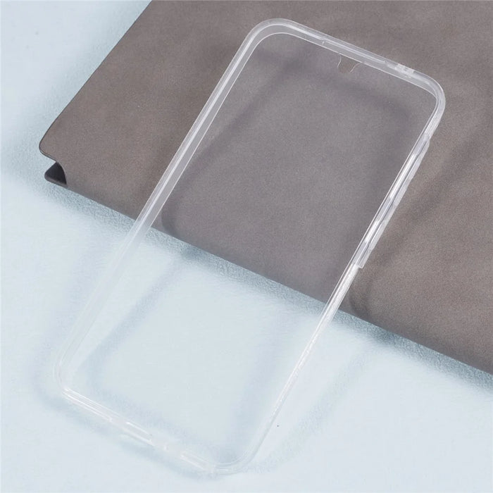 For Samsung Galaxy A26 5G Phone Case TPU Frame Clear Acrylic Back Cover with PET Film - 6