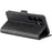For Samsung Galaxy S26 Ultra Case Calf Texture Leather Wallet Phone Cover - Black - 2