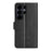 For Samsung Galaxy S26 Ultra Case Calf Texture Leather Wallet Phone Cover - Black - 4
