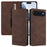 For iPhone Air Case RINACASIS RC23 RFID Blocking Wallet Stand PU Leather Phone Cover - Brown - 3