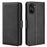 For OnePlus Ace 5 Racing 5G Case Calf Texture Leather Wallet Phone Cover - Black - 4