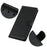 For Samsung Galaxy S26 Wallet Case PU Leather Phone Cover Litchi Texture - Black - 4