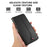 For Samsung Galaxy S26 Ultra Case RFID Blocking Flip Leather Phone Cover - Black - 4