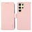 ABEEL For Samsung Galaxy S26 Ultra Case Leather Phone Cover with RFID Blocking Wallet - Pink - 1