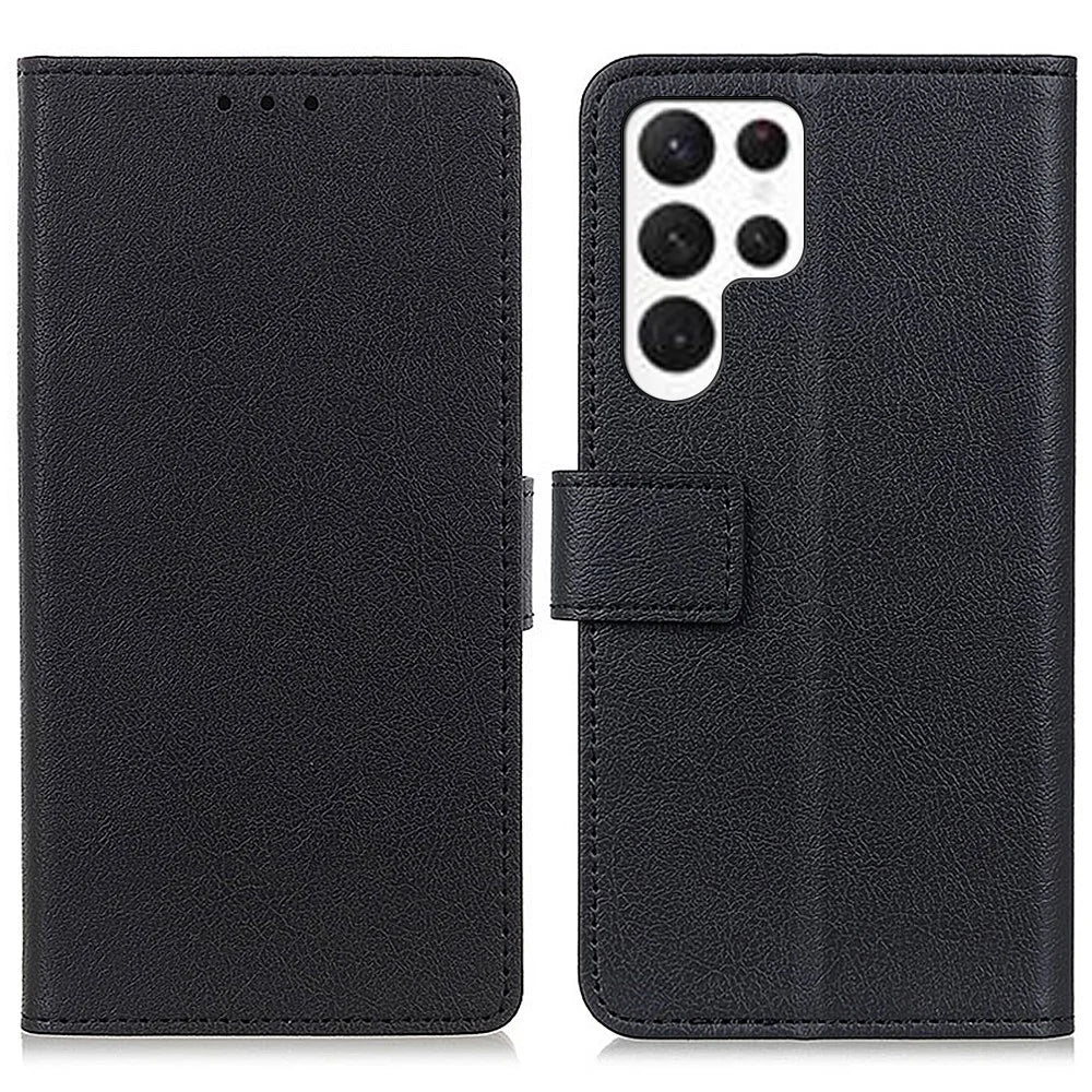 For Samsung Galaxy S26 Ultra Case PU Leather Stand Wallet Phone Cover - 1