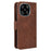 For Blackview Color 6 Leather Case Phone Wallet Cover with Multiple Card Slots - Brown - 7