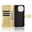 For Blackview Color 6 PU Leather Case with Strap Crazy Horse Texture Phone Wallet Cover - Gold - 4