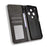 For ZTE nubia Focus 2 5G Leather Case Wallet Stand Retro Texture Phone Cover - Black - 5