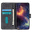 KHAZNEH For Samsung Galaxy S26 Ultra Case PU Leather Retro Texture Phone Cover - Black - 3