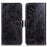 For Samsung Galaxy S26 Ultra Case Wallet Leather Phone Cover Crazy Horse Texture - Black - 1