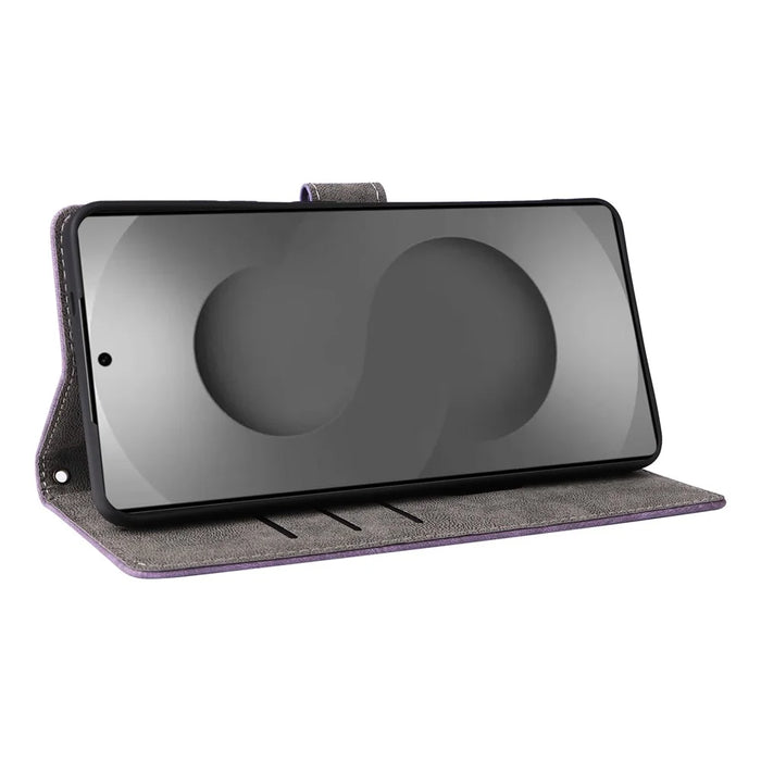For Samsung Galaxy S26 Ultra Case Wallet RFID Blocking PU Leather Phone Cover Stand with Strap - Purple - 3