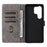 For Samsung Galaxy S26 Ultra Case Wallet RFID Blocking PU Leather Phone Cover Stand with Strap - Purple - 5