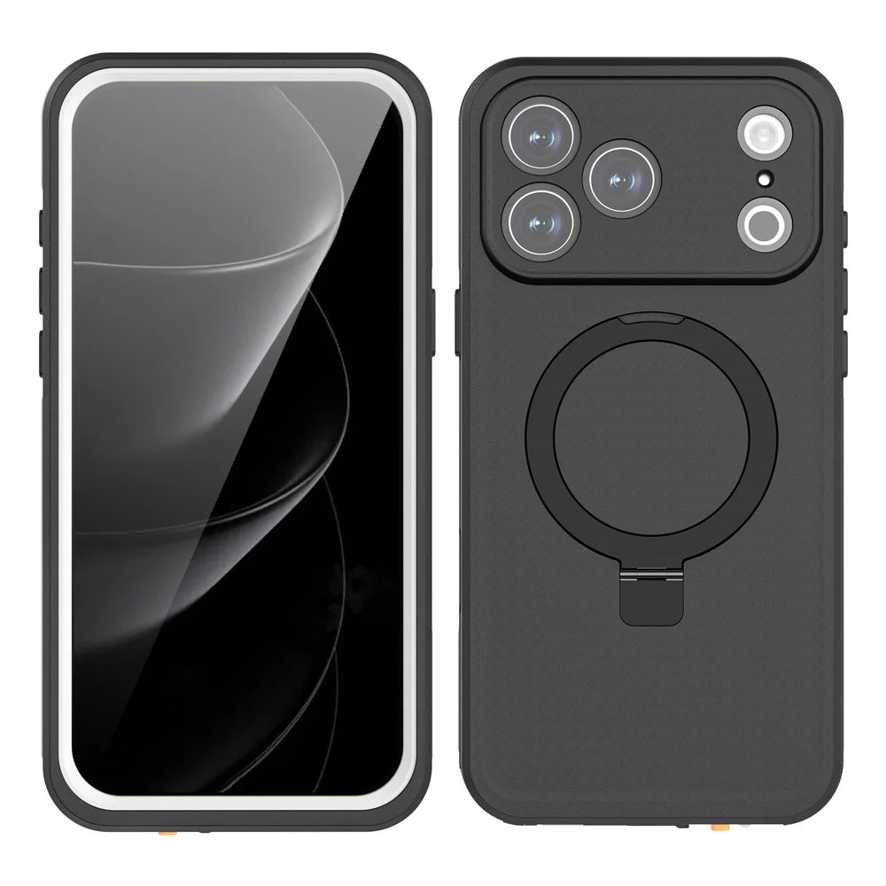 REDPEPPER For iPhone 17 Pro Max IP68 Waterproof Case Compatible with MagSafe Kickstand Phone Back Cover - 1