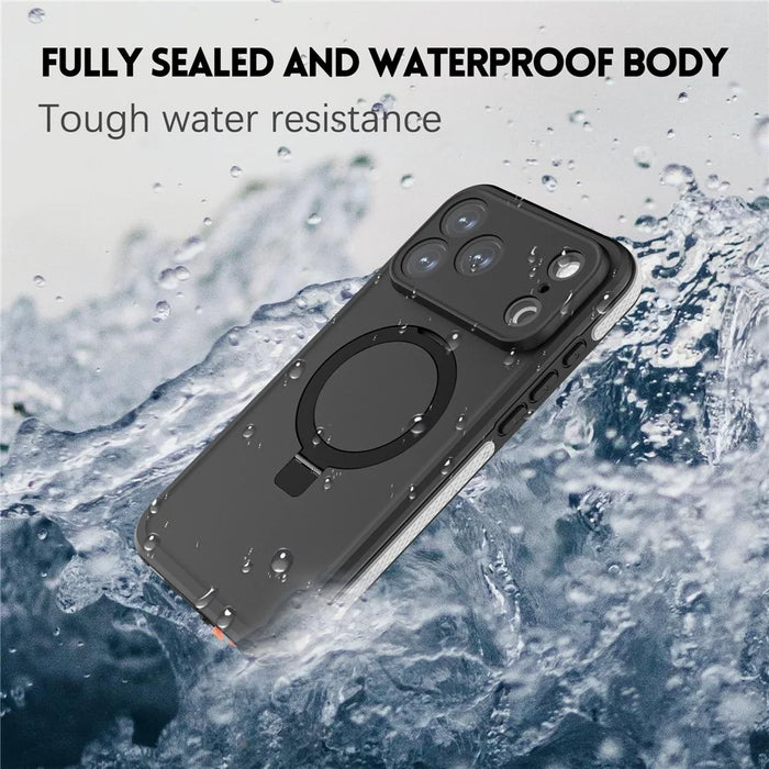 REDPEPPER For iPhone 17 Pro Max IP68 Waterproof Case Compatible with MagSafe Kickstand Phone Back Cover - 6