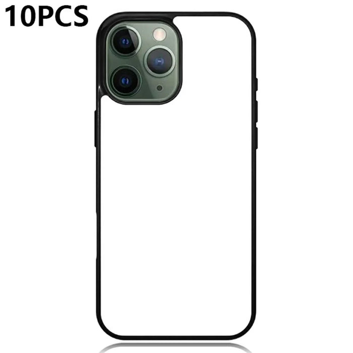 10Pcs / Pack For iPhone 11 Pro Case PC + TPU Phone Cover Support Heat Transfer Printing - 1