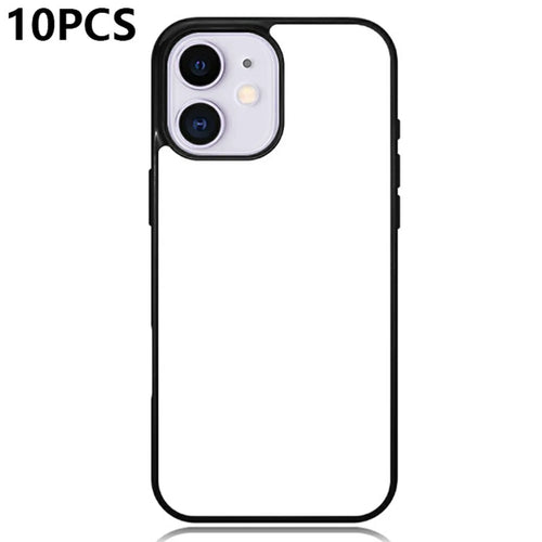 10Pcs / Pack For iPhone 11 Case PC + TPU Phone Cover Support Heat Transfer Printing - 1