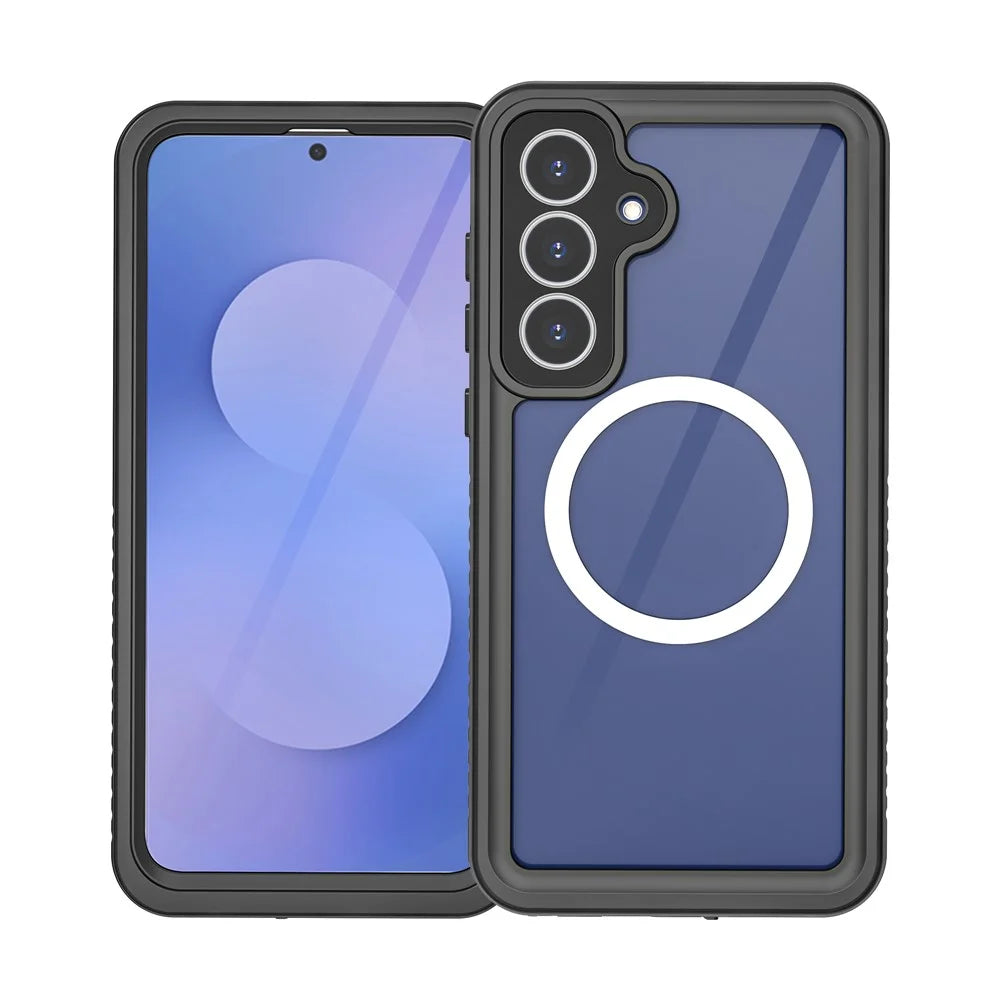 REDPEPPER FS Series For Samsung Galaxy S25 FE Waterproof Magnetic Case PC TPU PET Clear Phone Cover - 3