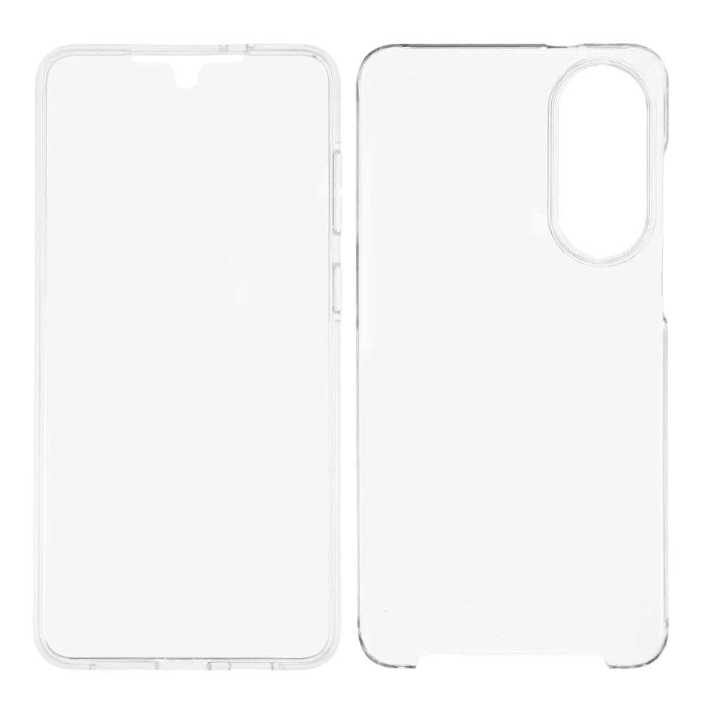 For Samsung Galaxy S25 Edge Phone Case TPU Frame Clear Acrylic Back Cover with PET Film - 2