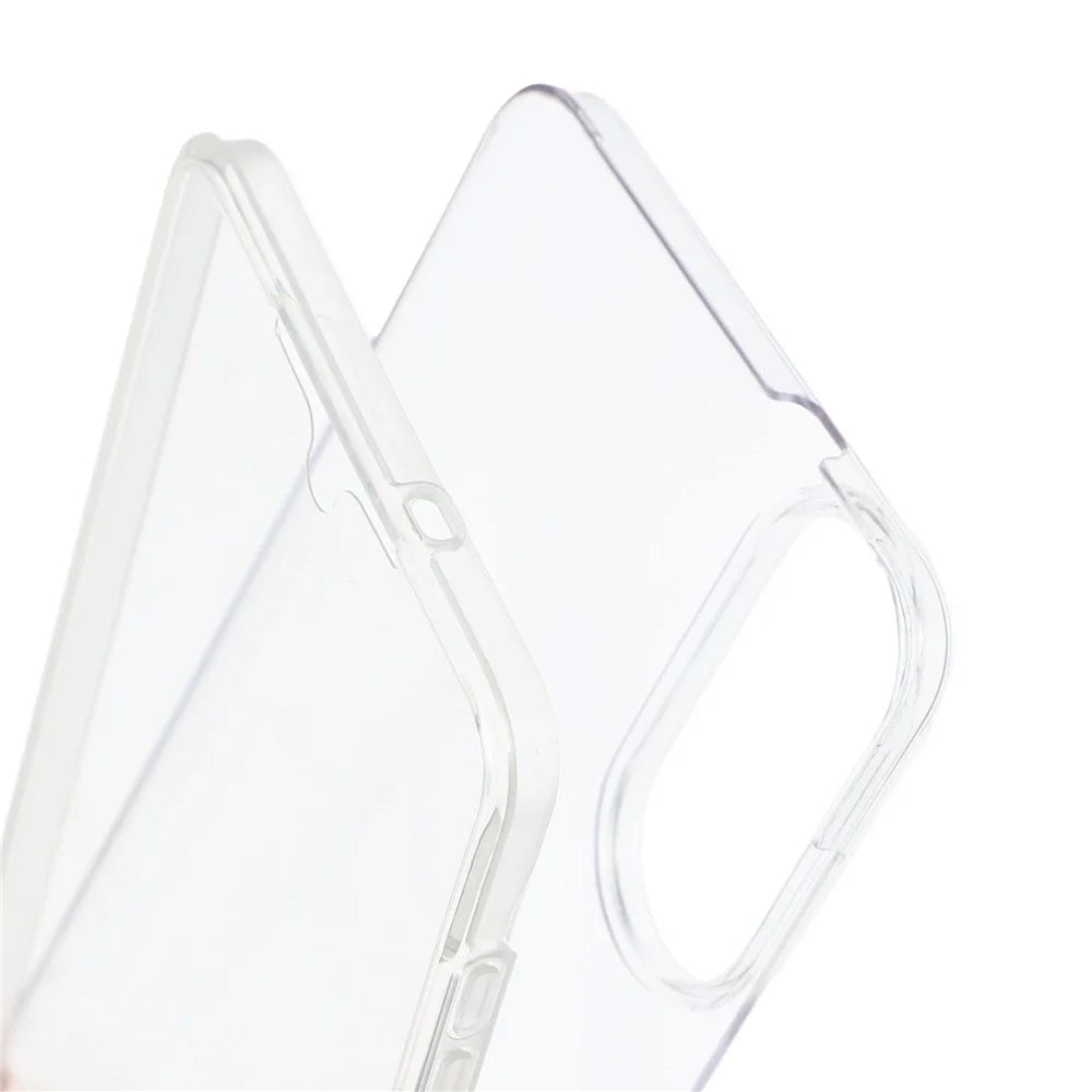 For Samsung Galaxy S25 Edge Phone Case TPU Frame Clear Acrylic Back Cover with PET Film - 3