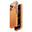 For iPhone 17 Pro Max Bumper Case Aluminum Alloy Metal Frame Phone Cover - Orange - 1