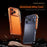 For iPhone 17 Pro Max Bumper Case Aluminum Alloy Metal Frame Phone Cover - Orange - 2