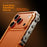 For iPhone 17 Pro Max Bumper Case Aluminum Alloy Metal Frame Phone Cover - Orange - 6