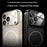 For iPhone 17 Pro Magnetic Case Ultra Thin PC Phone Cover with Matte Corning Gorilla Glass Lens Protector - Titanium Grey - 6