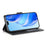 For iPhone 16 Pro Case Stand Wallet Calf Texture PU Leather Flip Phone Cover with Wrist Strap - Black - 4