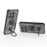 WANLONFENG For Xiaomi 17 Phone Case  PC TPU Back Cover Kickstand with Tempered Glass - Black - 3
